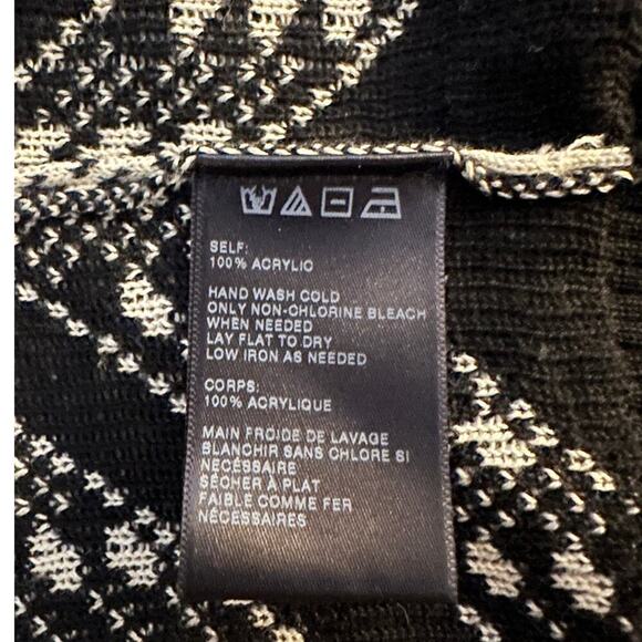 Staring At Stars‎ UO Sz XS Open Front Shawl Cardigan Sweater Waterfall Geometric - Picture 4 of 11